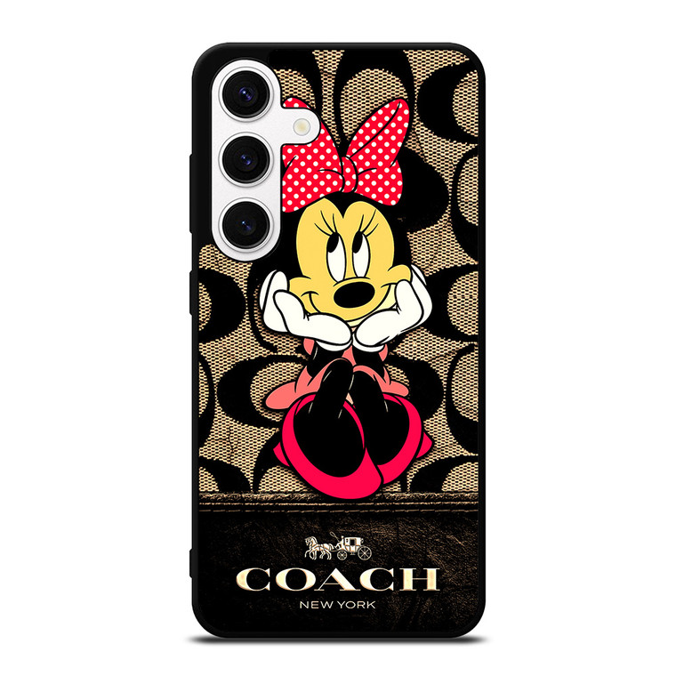 MINNIE MOUSE COACH Samsung Galaxy S24 Case Cover