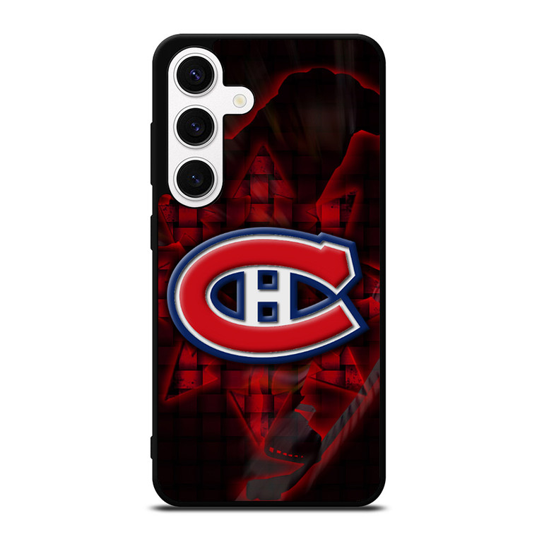 MONTREAL CANADIENS RED GLOW SYMBOL Samsung Galaxy S24 Case Cover