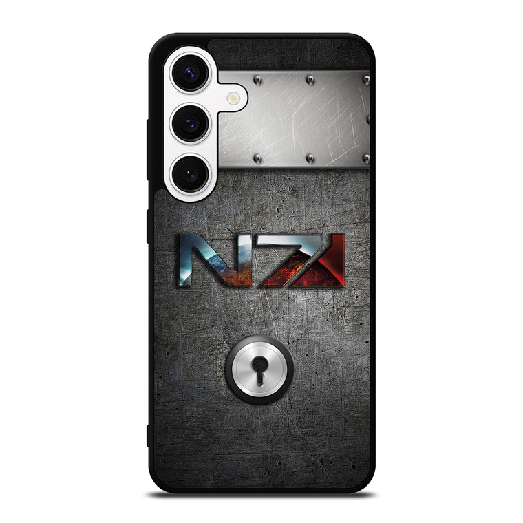 N7 MASS EFFECT METAL LOGO Samsung Galaxy S24 Case Cover