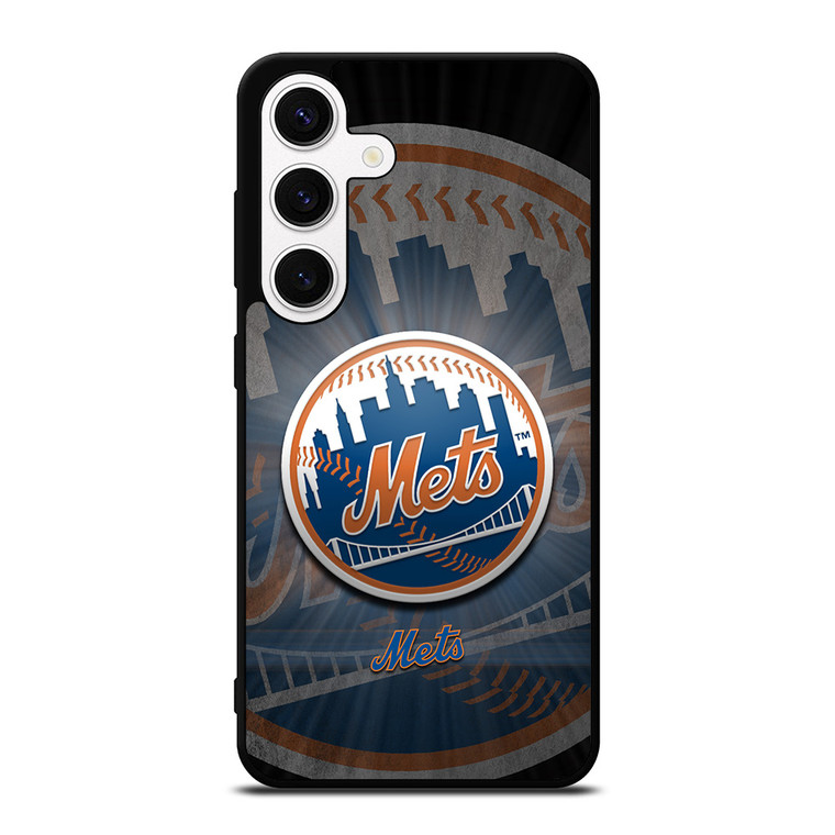 NEW YORK METS MLB LOGO Samsung Galaxy S24 Case Cover
