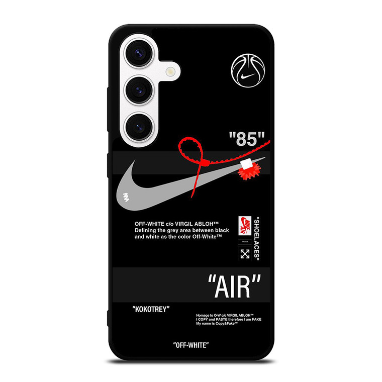 NIKE AIR JORDAN OFF WHITE SHOE LOGO Samsung Galaxy S24 Case Cover