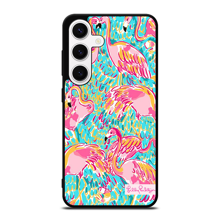 PATTERN LILLY PULITZER FLAMINGO Samsung Galaxy S24 Case Cover
