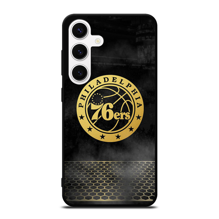 PHILADELPHIA 76ERS GOLD LOGO Samsung Galaxy S24 Case Cover