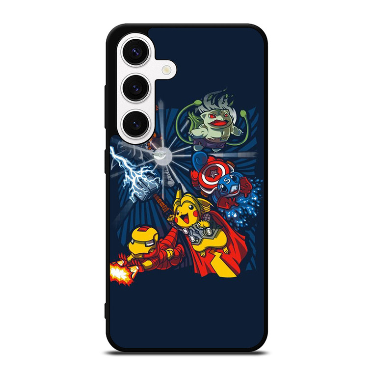 POKEMON AVENGERS CUTE Samsung Galaxy S24 Case Cover