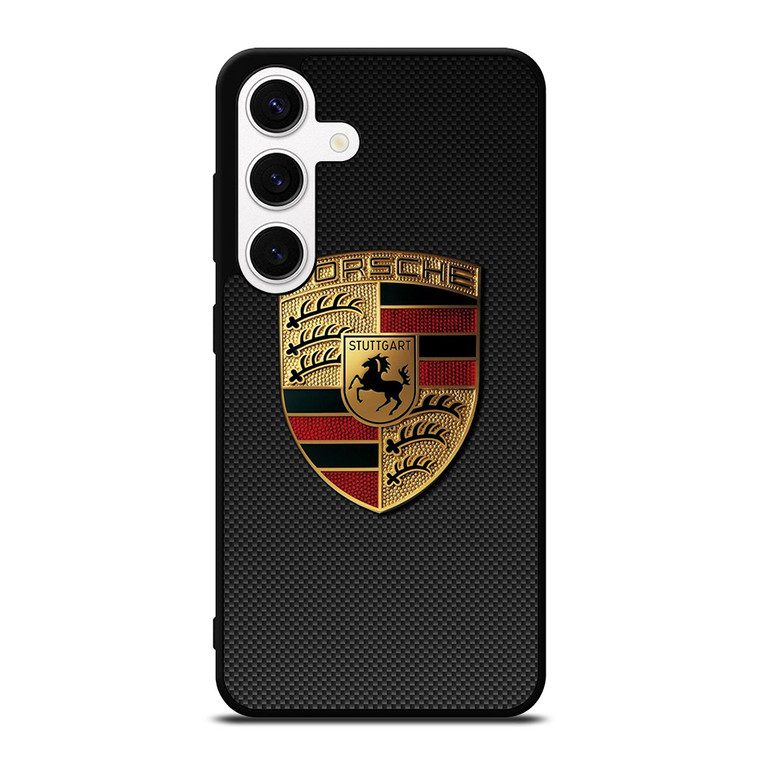 PORSCHE LOGO CARBON Samsung Galaxy S24 Case Cover