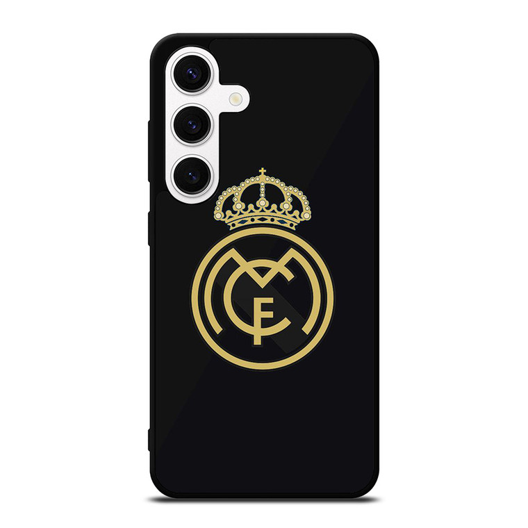 REAL MADRID CF LOGO BLACK Samsung Galaxy S24 Case Cover