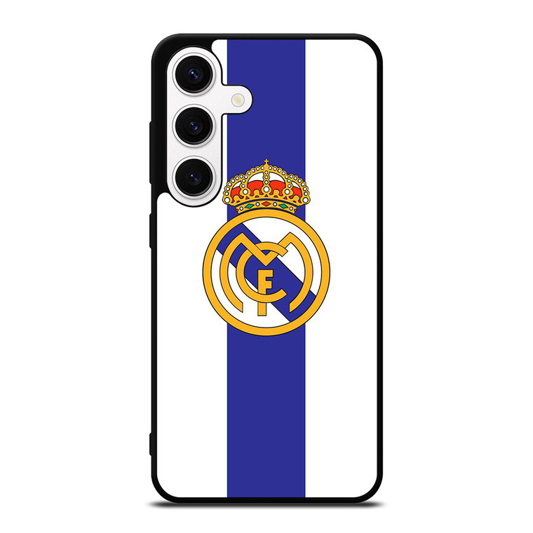REAL MADRID FOOTBALL LOGO Samsung Galaxy S24 Case Cover REAL MADRID FOOTBALL LOGO Samsung Galaxy S24 Case Cover
