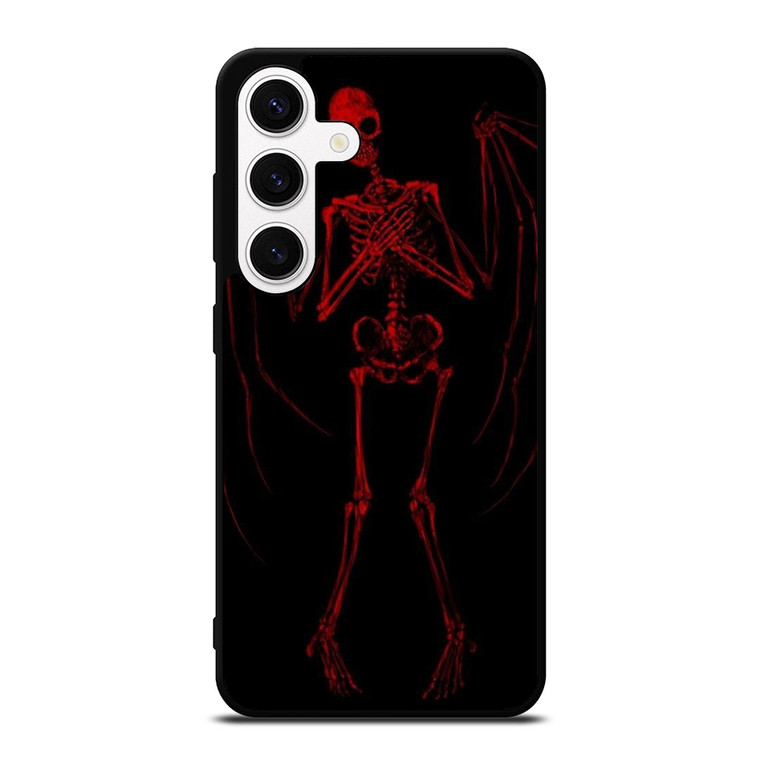 RED SKELETON HEARTBREAKING Samsung Galaxy S24 Case Cover RED SKELETON HEARTBREAKING Samsung Galaxy S24 Case Cover