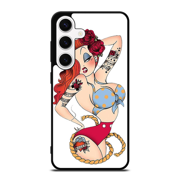 SAILOR JERRY TATTOO JESSICA RABBIT Samsung Galaxy S24 Case Cover SAILOR JERRY TATTOO JESSICA RABBIT Samsung Galaxy S24 Case Cover