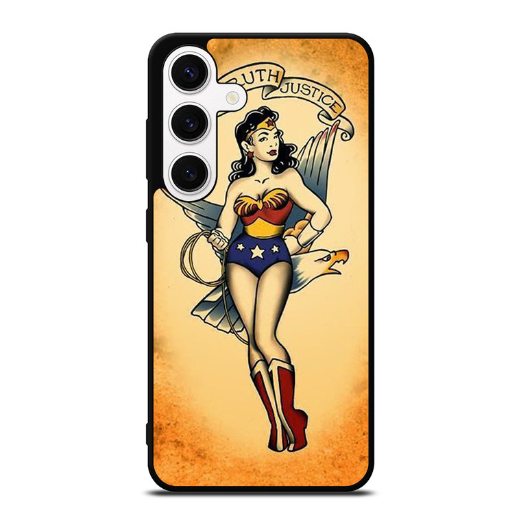 SAILOR JERRY TATTOO WONDER WOMAN Samsung Galaxy S24 Case Cover