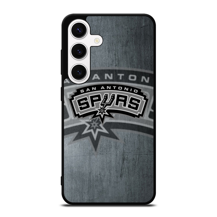 SAN ANTONIO SPURS METAL LOGO Samsung Galaxy S24 Case Cover