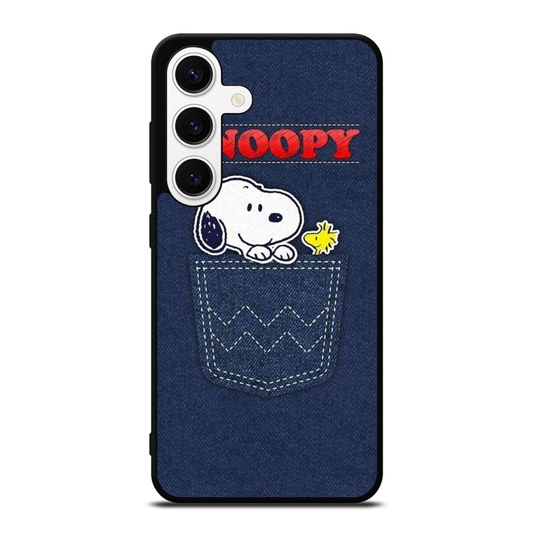 SNOOPY IN POCKET CARTOON Samsung Galaxy S24 Case Cover