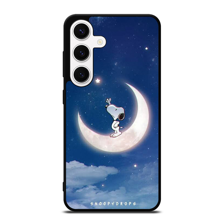 SNOOPY PEANUTS IN MOON Samsung Galaxy S24 Case Cover SNOOPY PEANUTS IN MOON Samsung Galaxy S24 Case Cover
