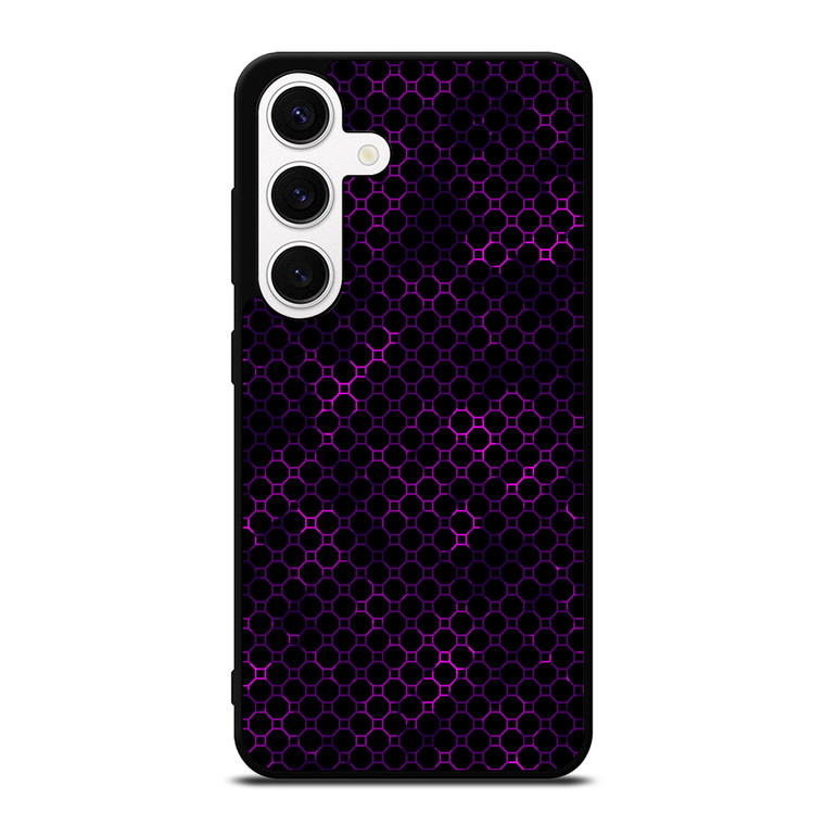 STYLISH HEXAGONAL VIOLET PATTERN Samsung Galaxy S24 Case Cover