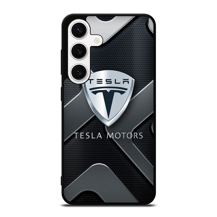 TESLA MOTOR CAR ICON Samsung Galaxy S24 Case Cover