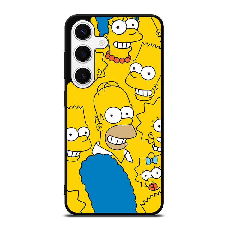 THE SIMPSONS CARTOON COLLAGE Samsung Galaxy S24 Case Cover