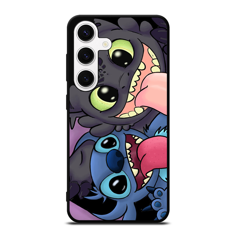TOOTHLESS AND STITCH CARTOON Samsung Galaxy S24 Case Cover