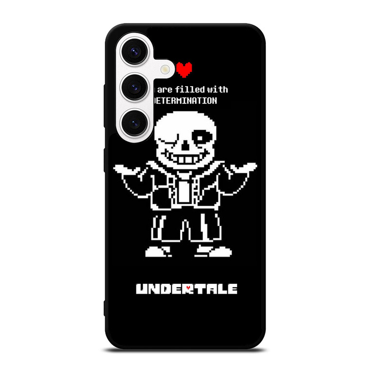 UNDERTALE SANS 8 BIT QUOTE Samsung Galaxy S24 Case Cover