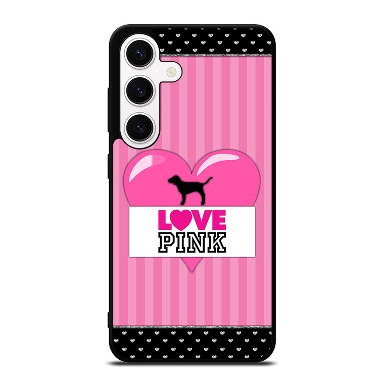 VICTORIA'S SECRET PINK LOVE Samsung Galaxy S24 Case Cover