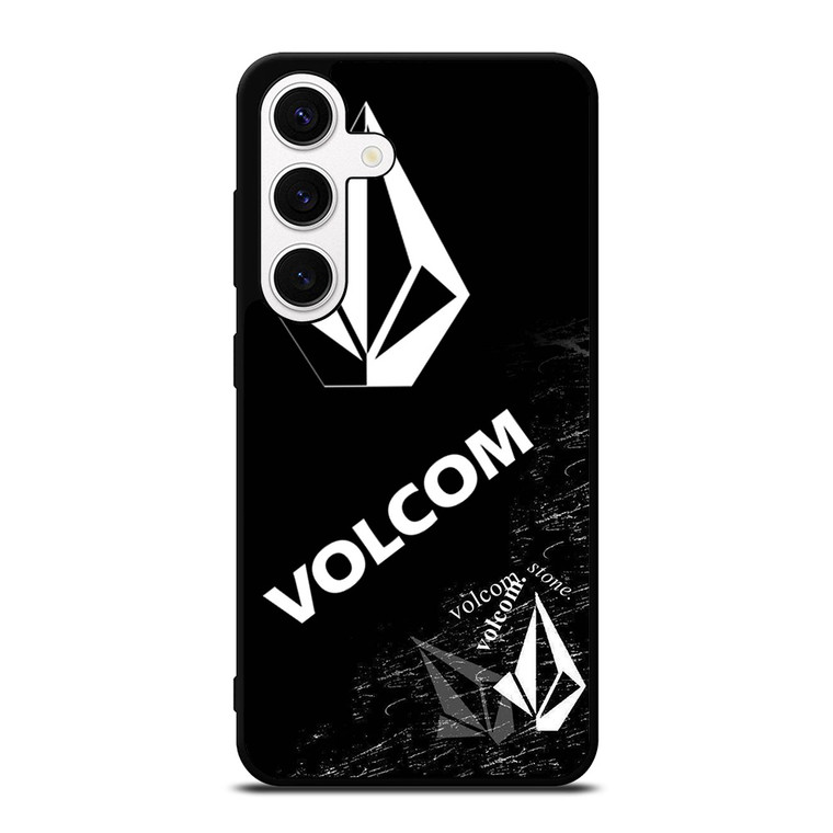 VOLCOM BLACK LOGO Samsung Galaxy S24 Case Cover