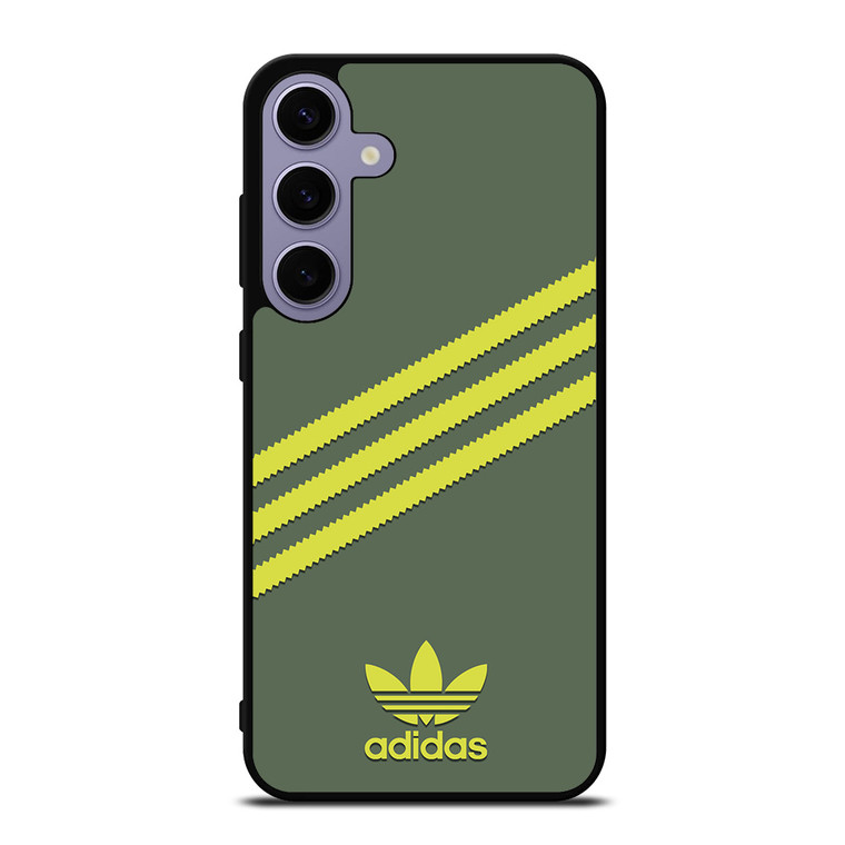ADIDAS ORIGINALS STRIPES GREEN YELLOW Samsung Galaxy S24 Plus Case Cover