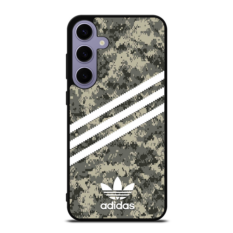 ADIDAS ORIGINALS STRIPES GREY CAMO Samsung Galaxy S24 Plus Case Cover