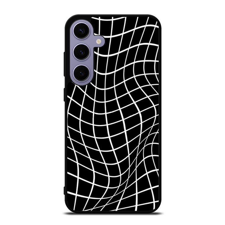 AESTHETIC WAVY GRID PATTERN Samsung Galaxy S24 Plus Case Cover