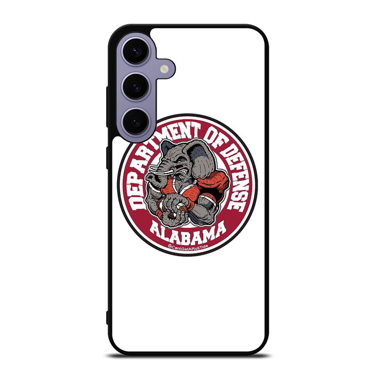 ALABAMA CRIMSON TIDE BAMA LOGO DEFENCE DEPARTMENT Samsung Galaxy S24 Plus Case Cover