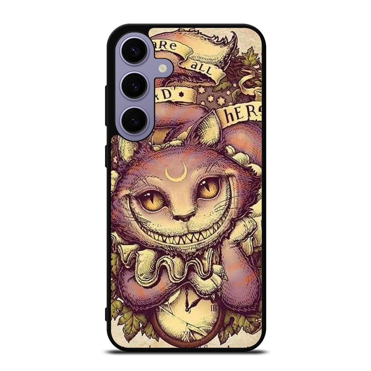 ALICE IN WONDERLAND CHESHIRE CAT ART Samsung Galaxy S24 Plus Case Cover