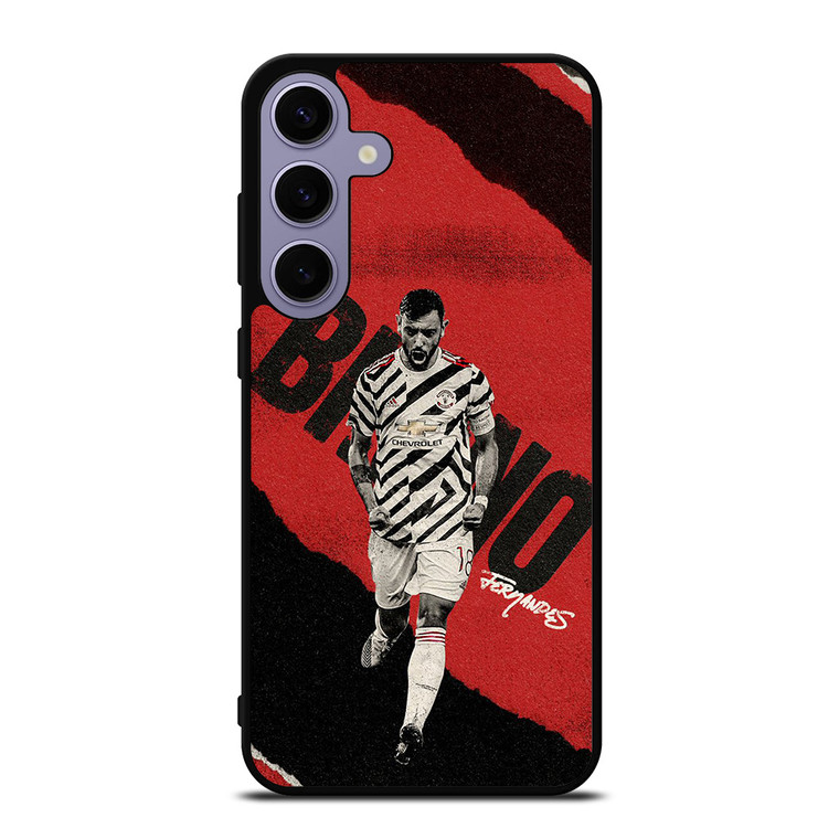 BRUNO FERNANDES MANCHESTER UNITED 3RD KIT Samsung Galaxy S24 Plus Case Cover
