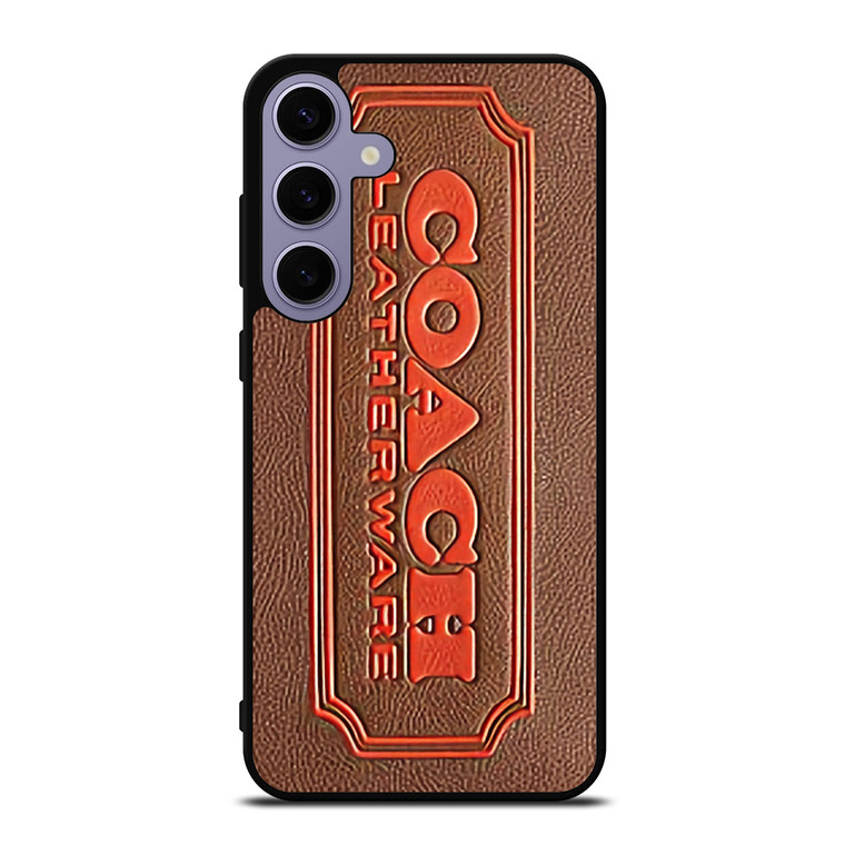 COACH LEATHERWARE EMBOSS Samsung Galaxy S24 Plus Case Cover