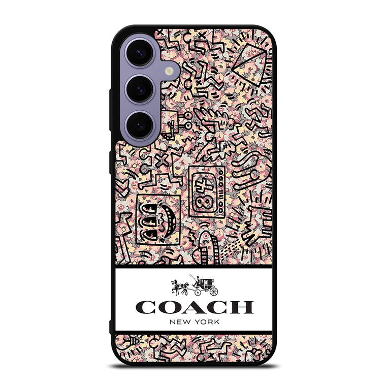 COACH NEW YORK ABSTRACK Samsung Galaxy S24 Plus Case Cover