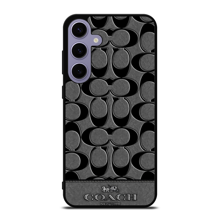 COACH NEW YORK GREY Samsung Galaxy S24 Plus Case Cover