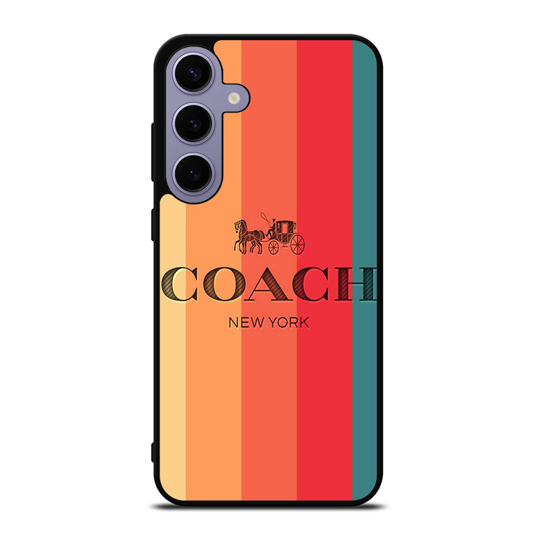 COACH NEW YORK STRIPES 2 Samsung Galaxy S24 Plus Case Cover