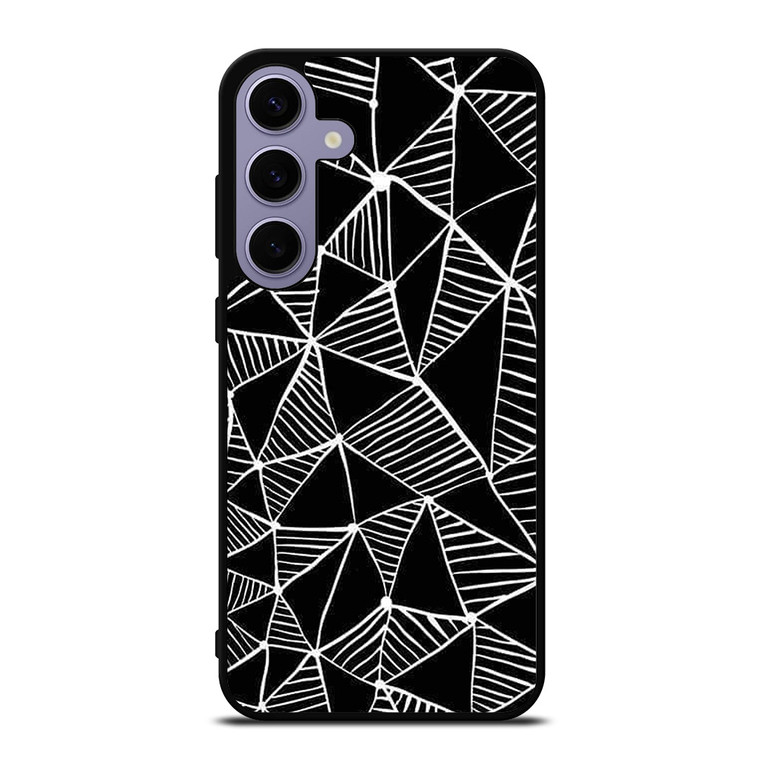 DARK TRIANGLE PATTERN Samsung Galaxy S24 Plus Case Cover