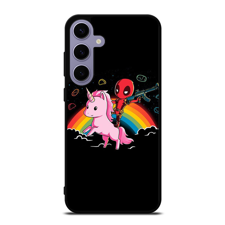 DEADPOOL AND UNICORN CUTE Samsung Galaxy S24 Plus Case Cover