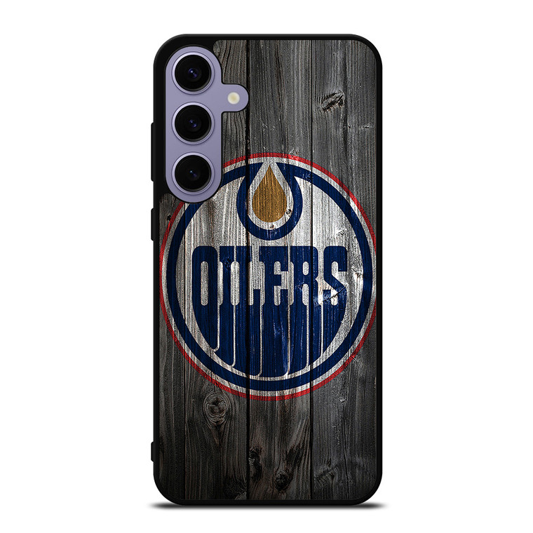 EDMONTON OILERS WOODEN LOGO Samsung Galaxy S24 Plus Case Cover