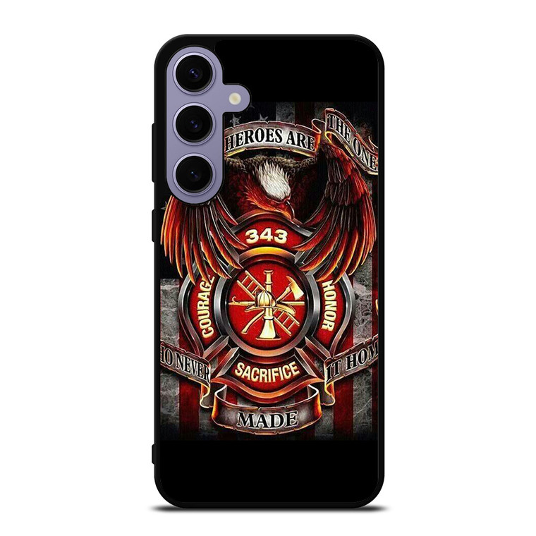 FIREFIGHTER FIREMAN HEROES Samsung Galaxy S24 Plus Case Cover