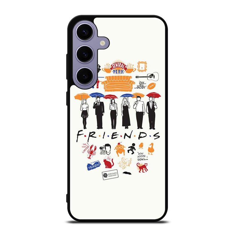 FRIENDS TV SHOW CLIP ART Samsung Galaxy S24 Plus Case Cover