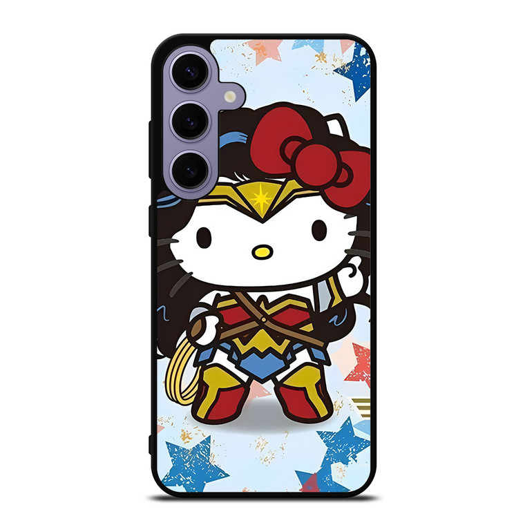 HELLO KITTY WONDER WOMAN KITTY Samsung Galaxy S24 Plus Case Cover