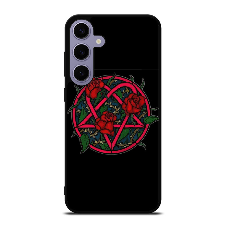 HIM BAND HEARTAGRAM FLOWER Samsung Galaxy S24 Plus Case Cover
