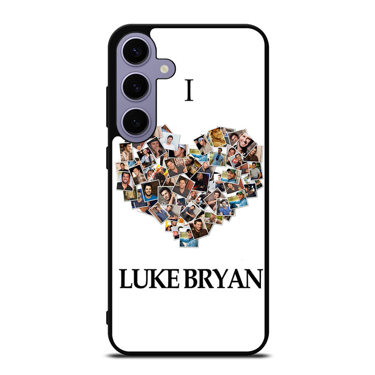 I LOVE LUKE BRYAN COLLAGE Samsung Galaxy S24 Plus Case Cover