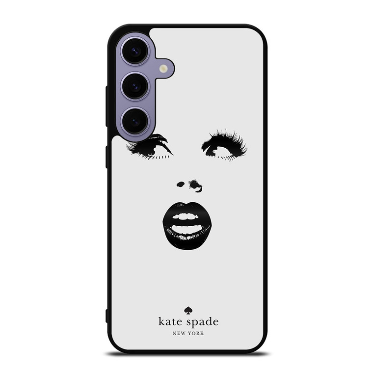 KATE SPADE BLACK WHITE FACE Samsung Galaxy S24 Plus Case Cover