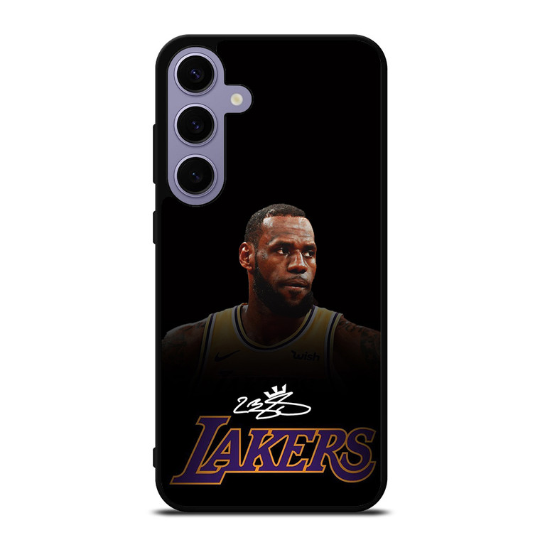 LEBRON JAMES LA LAKERS AUTOGRAPH Samsung Galaxy S24 Plus Case Cover