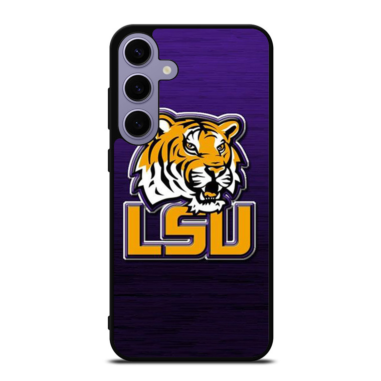 LSU TIGERS WOODEN LOGO Samsung Galaxy S24 Plus Case Cover