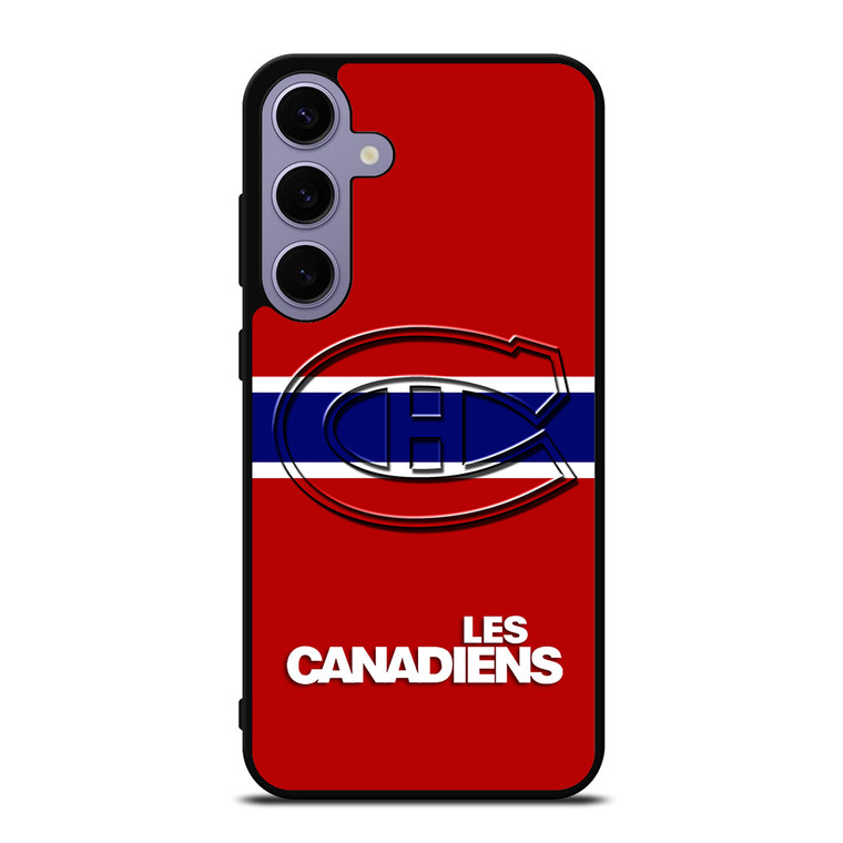 MONTREAL LES CANADIENS STRIPED LOGO Samsung Galaxy S24 Plus Case Cover