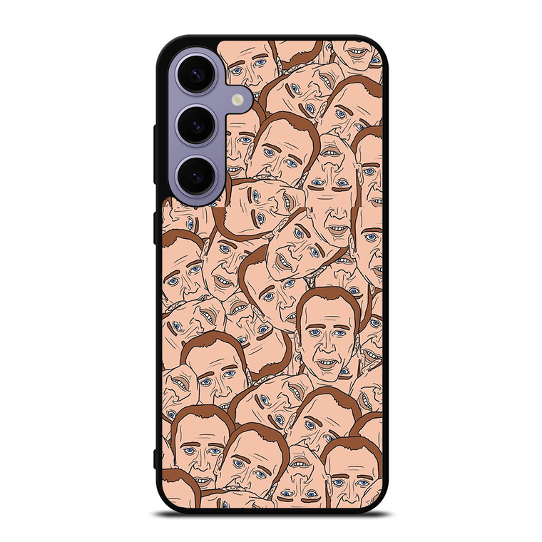 NICOLAS CAGE CARTOON COLLAGE Samsung Galaxy S24 Plus Case Cover
