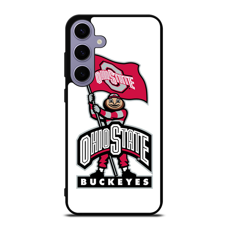 OHIO STATE BUCKEYES LOGO FOOTBALL MASKOT Samsung Galaxy S24 Plus Case Cover