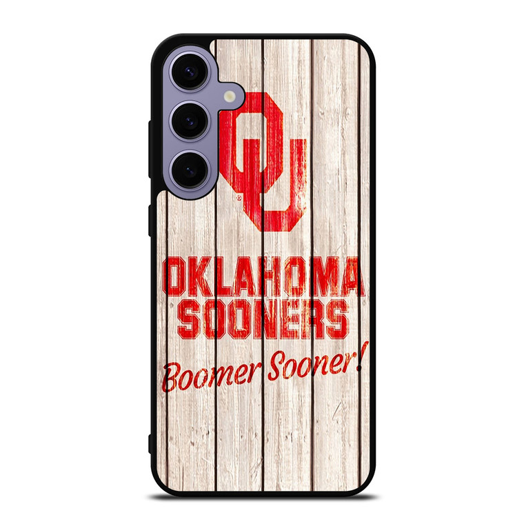 OKLAHOMA SOONERS WOODEN LOGO Samsung Galaxy S24 Plus Case Cover