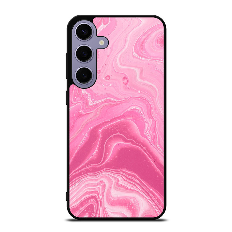 PINK LIQUID TEXTURES Samsung Galaxy S24 Plus Case Cover